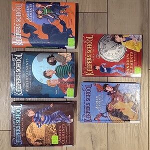 Lot of 5 Benjamin Pratt & The Keepers of the School by Andrew Clements